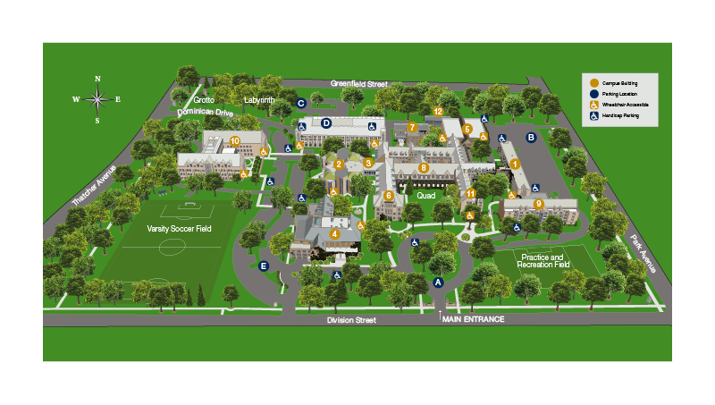 Campus Map Dominican University