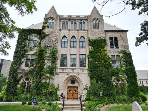 Dominican University campus ariel view