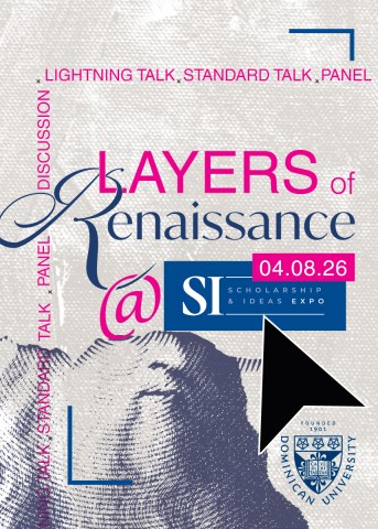 Poster announcing Capstone at Scholarhip & Ideas Expo