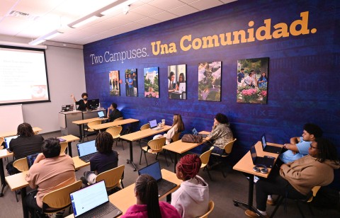 Chicago Campus classroom with students