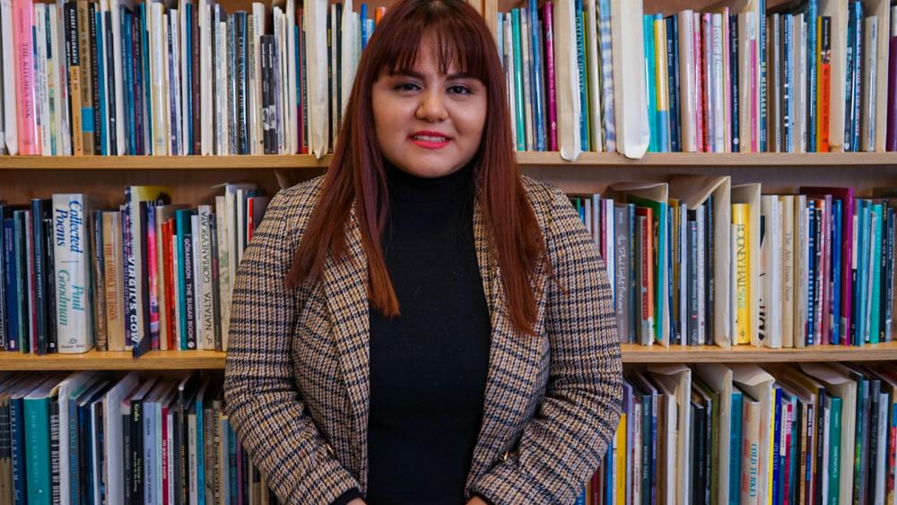 Angelica Flores Decided to Pursue Writing While at DU. Today, She Works for  Chicago's Poetry Foundation | Dominican University