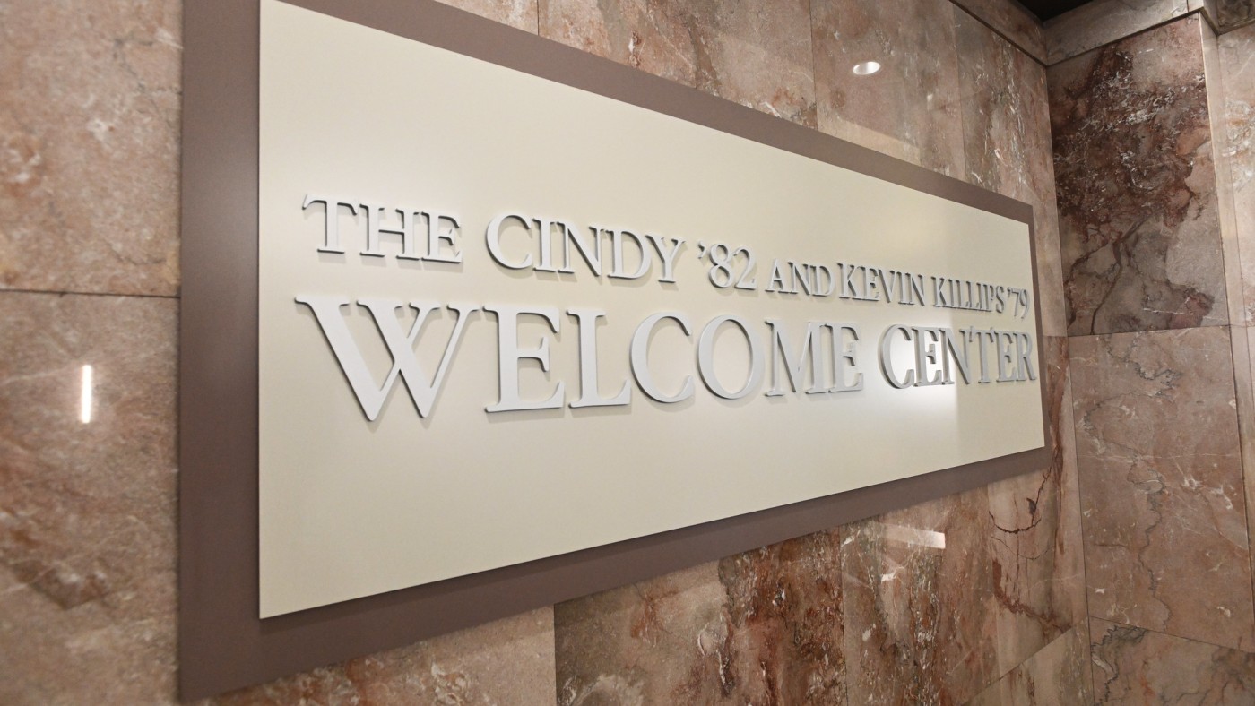 Welcome Center Sign
