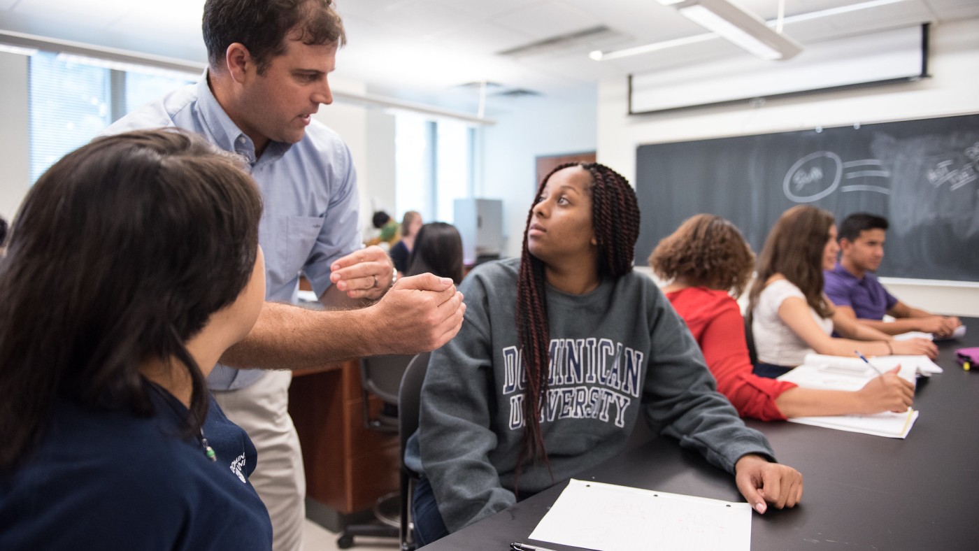 Classroom with faculty