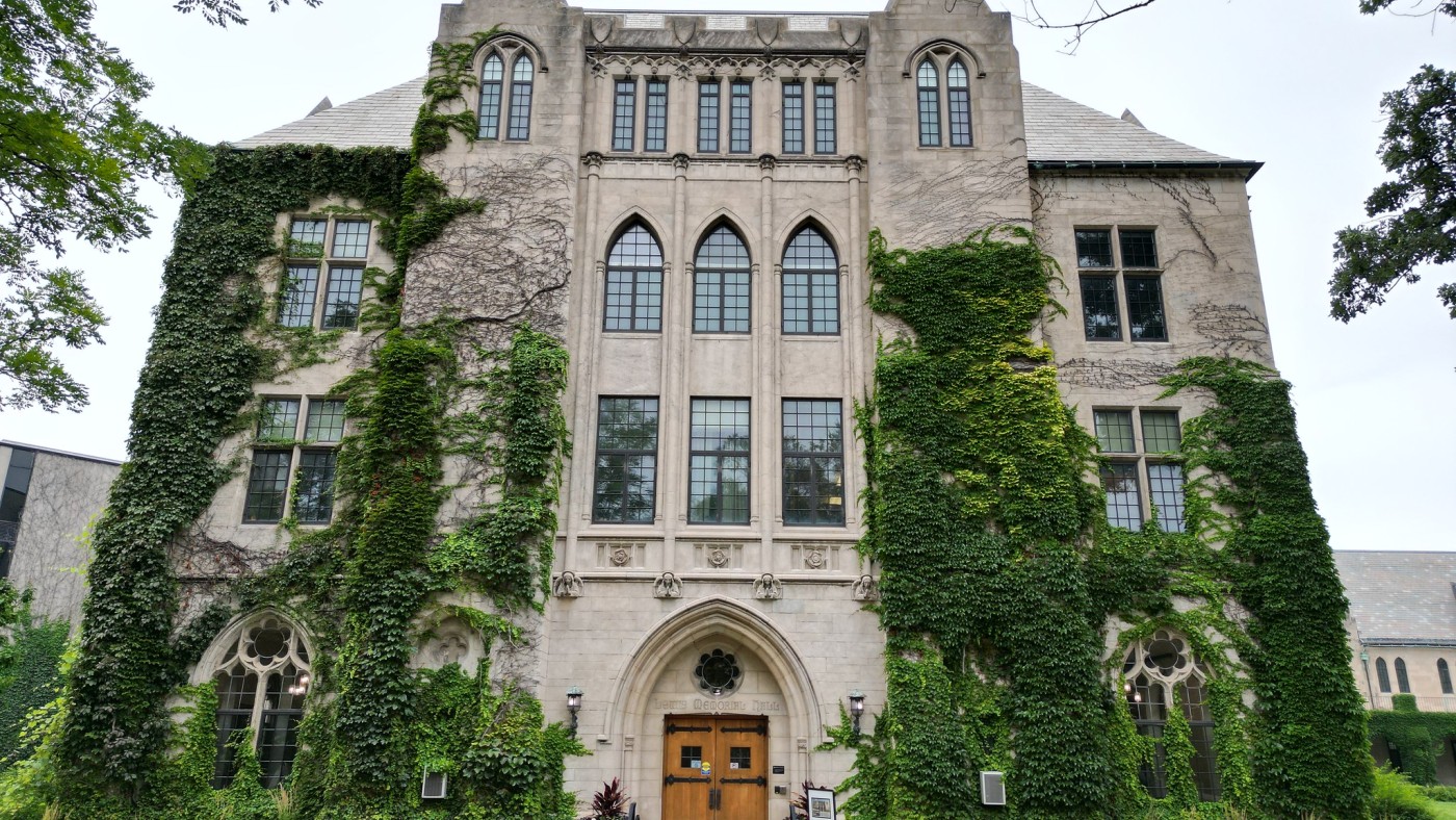 Dominican University campus ariel view