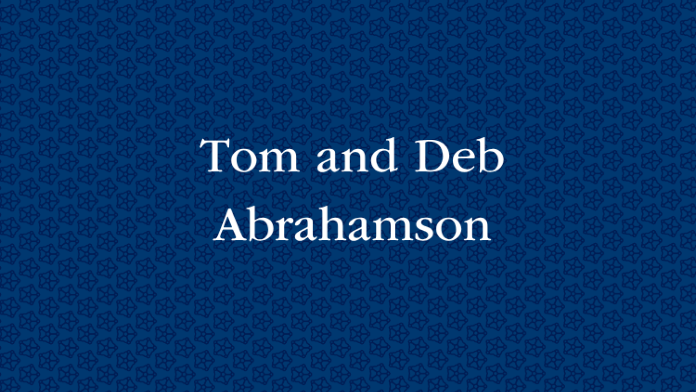 Tom and Deb Abrahamson
