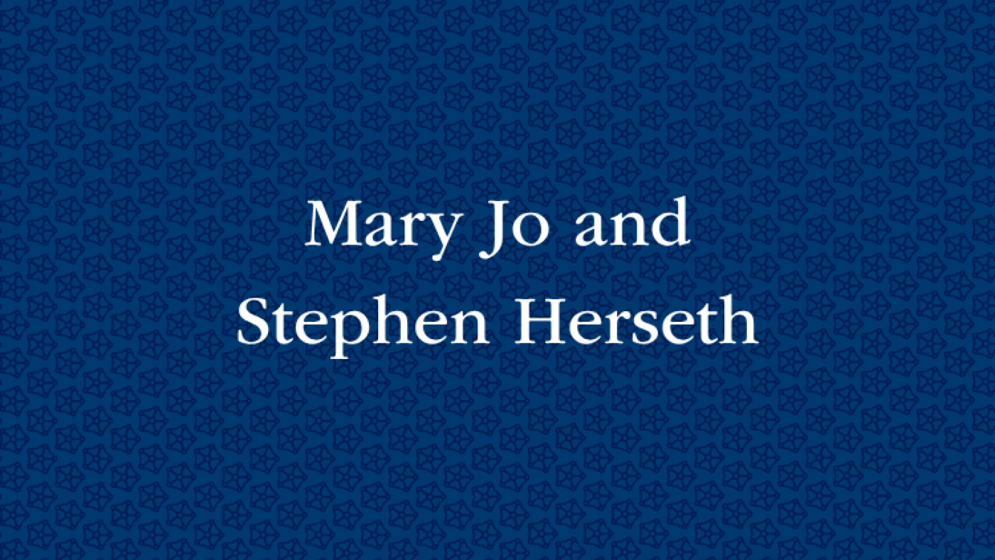 Mary Jo and Stephen Herseth