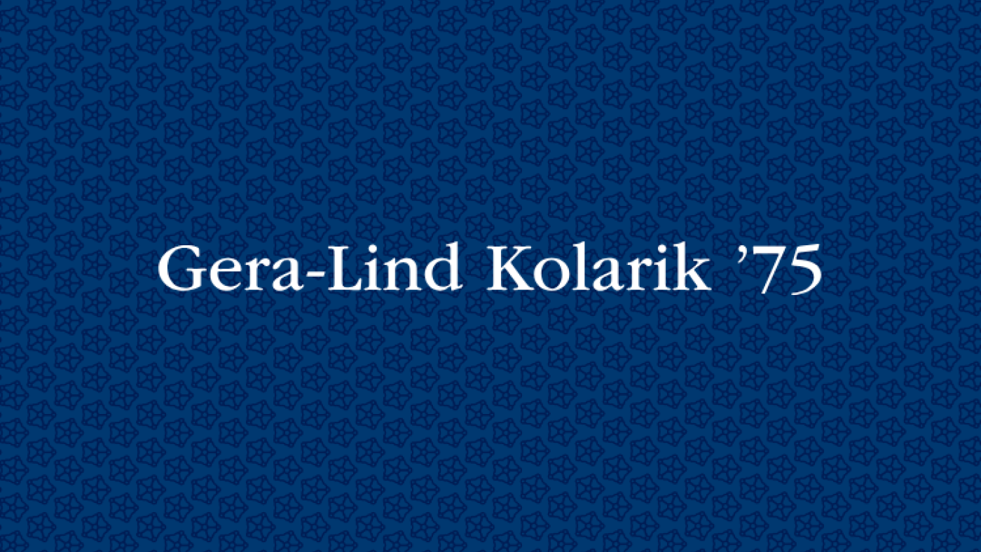 Gera-Lind Kolarik '75