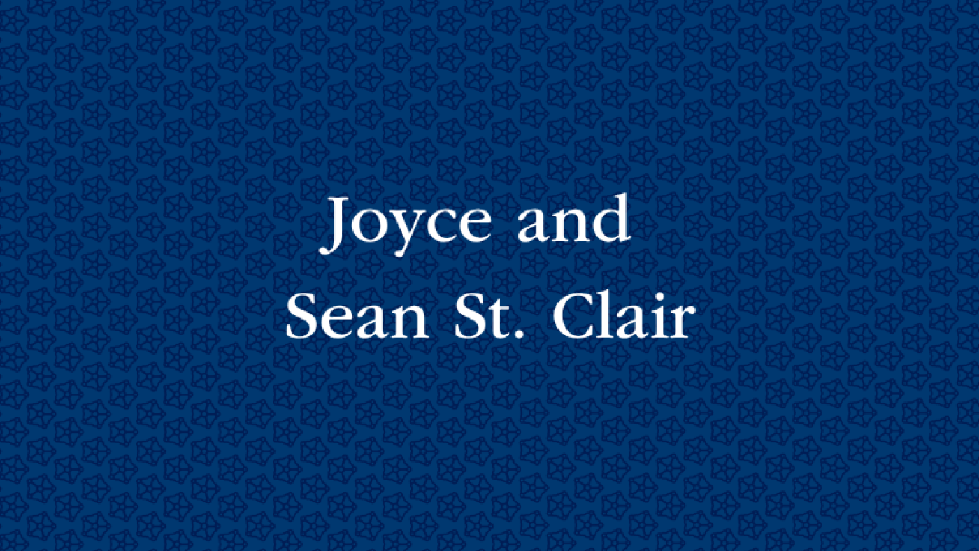 Joyce and Sean St. Clair