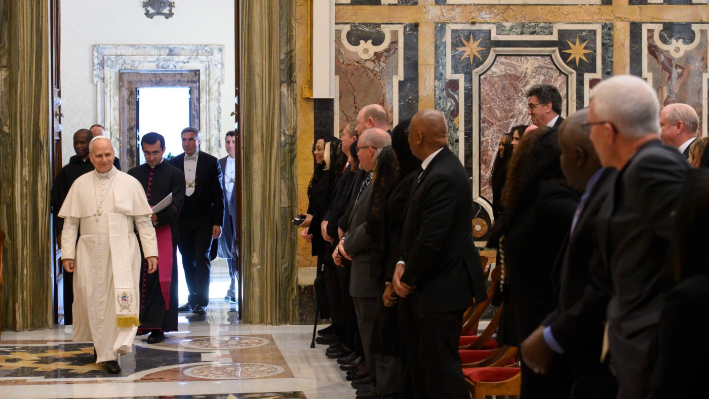 Pope Leo and Illinois mayors