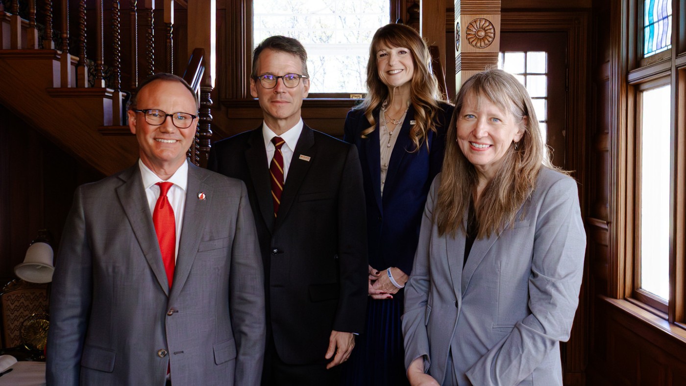 Dr. Temple and others in magazine