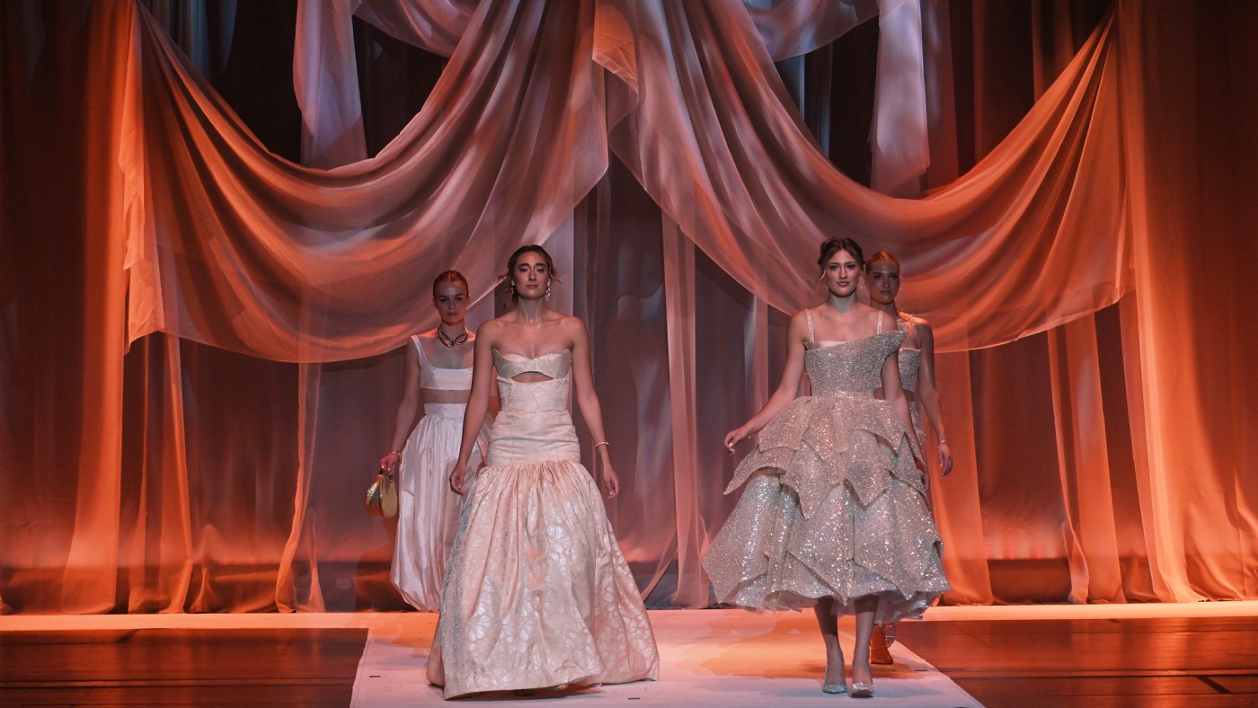 Models at the 2026 Dominican University Fashion Show