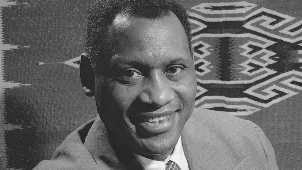 Photo of Paul Robeson, renowned performer and Black Activist